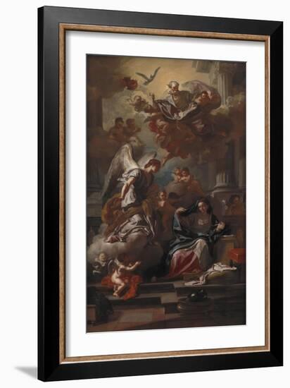 The Annunciation, after 1733-Francesco Solimena-Framed Giclee Print