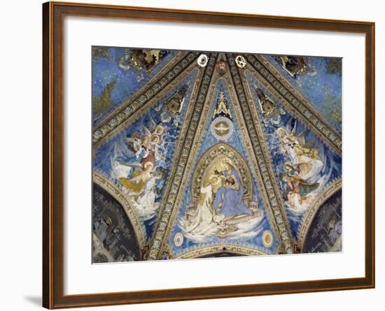 The Annunciation and Angels-null-Framed Giclee Print