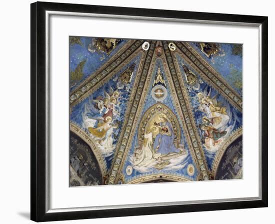 The Annunciation and Angels-null-Framed Giclee Print