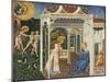 The Annunciation and Expulsion from Paradise, C. 1435-Giovanni di Paolo di Grazia-Mounted Giclee Print