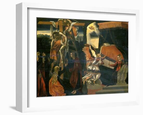 The Annunciation and the Deposition-null-Framed Giclee Print