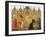 The Annunciation and Two Saints (Annunciazione E Due Santi)-Simone Martini-Framed Art Print