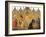 The Annunciation and Two Saints (Annunciazione E Due Santi)-Simone Martini-Framed Art Print