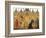 The Annunciation and Two Saints (Annunciazione E Due Santi)-Simone Martini-Framed Art Print