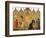 The Annunciation and Two Saints (Annunciazione E Due Santi)-Simone Martini-Framed Art Print