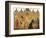 The Annunciation and Two Saints (Annunciazione E Due Santi)-Simone Martini-Framed Art Print