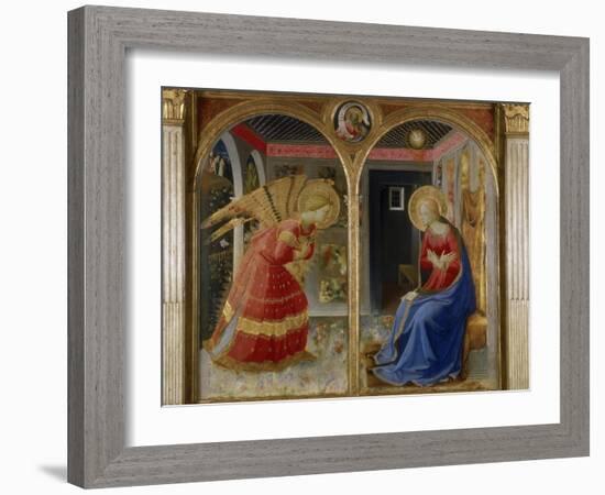 The Annunciation, c.1432-Fra Angelico-Framed Giclee Print