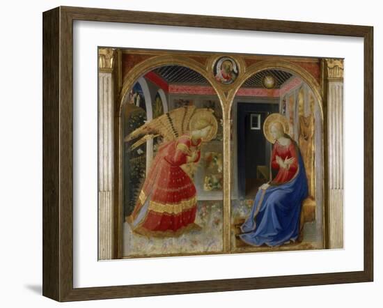 The Annunciation, c.1432-Fra Angelico-Framed Giclee Print