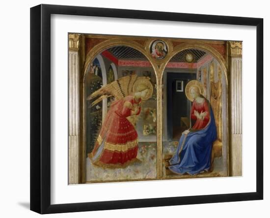The Annunciation, c.1432-Fra Angelico-Framed Giclee Print