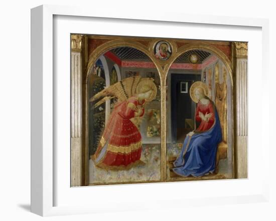 The Annunciation, c.1432-Fra Angelico-Framed Giclee Print