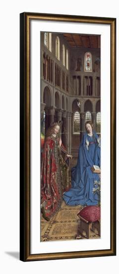 The Annunciation, C. 1434- 36-Jan van Eyck-Framed Giclee Print