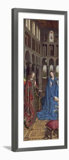 The Annunciation, C. 1434- 36-Jan van Eyck-Framed Giclee Print