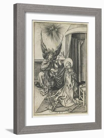 The Annunciation, C. 1480-Martin Schongauer-Framed Giclee Print