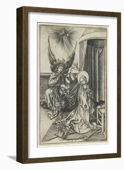 The Annunciation, C. 1480-Martin Schongauer-Framed Giclee Print
