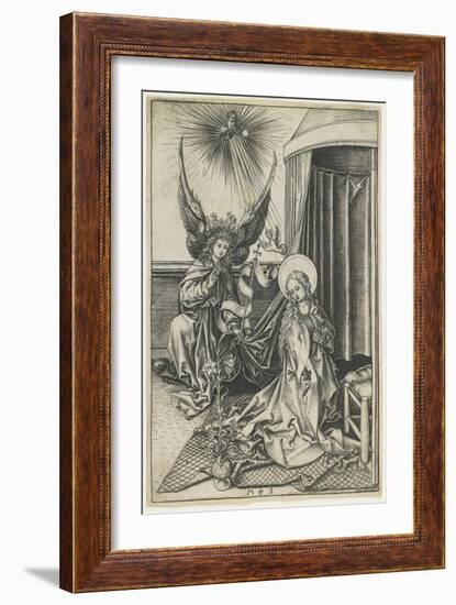 The Annunciation, C. 1480-Martin Schongauer-Framed Giclee Print