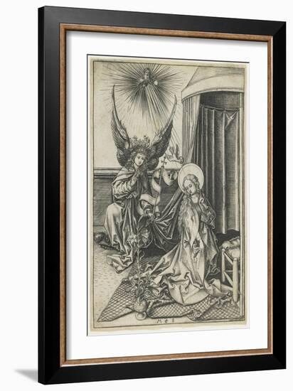 The Annunciation, C. 1480-Martin Schongauer-Framed Giclee Print