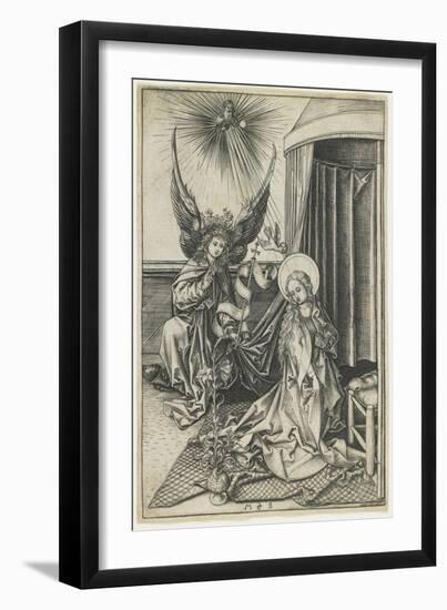 The Annunciation, C. 1480-Martin Schongauer-Framed Giclee Print