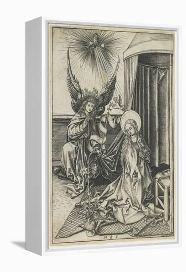 The Annunciation, C. 1480-Martin Schongauer-Framed Premier Image Canvas