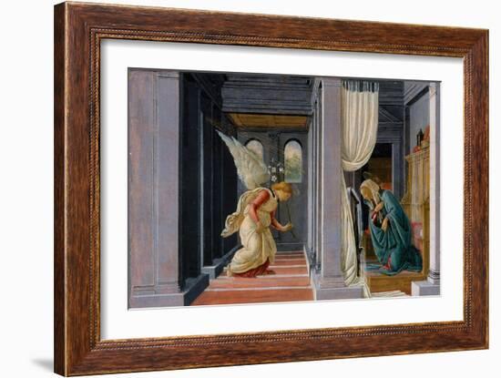 The Annunciation, c.1485-Sandro Botticelli-Framed Giclee Print