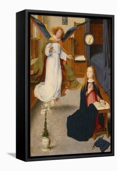 The Annunciation, C.1490 (Oil on Oak Panel)-Gerard David-Framed Premier Image Canvas