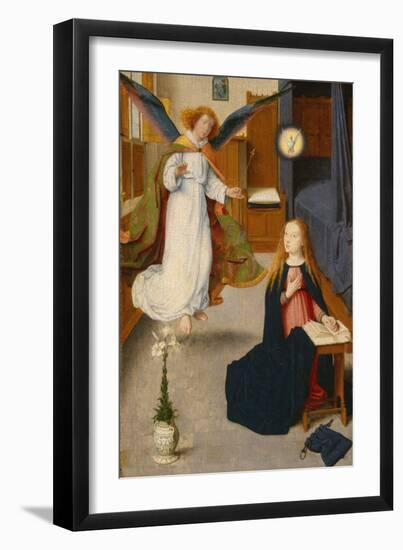 The Annunciation, C.1490 (Oil on Oak Panel)-Gerard David-Framed Giclee Print