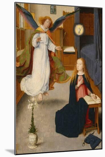 The Annunciation, C.1490 (Oil on Oak Panel)-Gerard David-Mounted Giclee Print