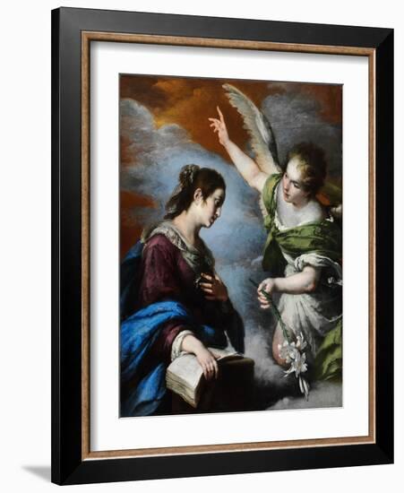 The Annunciation, C. 1644-Bernardo Strozzi-Framed Giclee Print