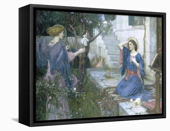 The Annunciation, c.1914-John William Waterhouse-Framed Premier Image Canvas