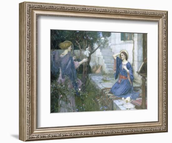 The Annunciation, c.1914-John William Waterhouse-Framed Giclee Print