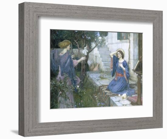 The Annunciation, c.1914-John William Waterhouse-Framed Giclee Print