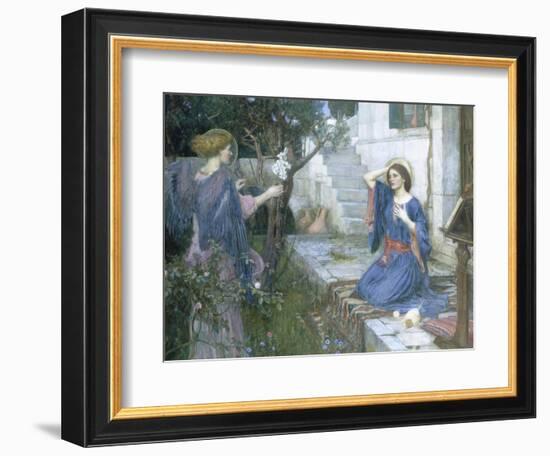 The Annunciation, c.1914-John William Waterhouse-Framed Giclee Print
