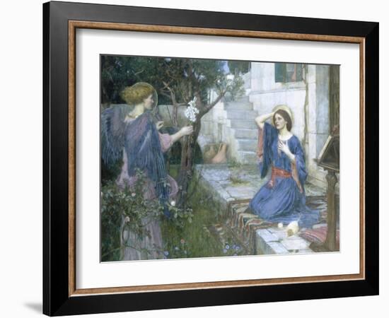 The Annunciation, c.1914-John William Waterhouse-Framed Giclee Print