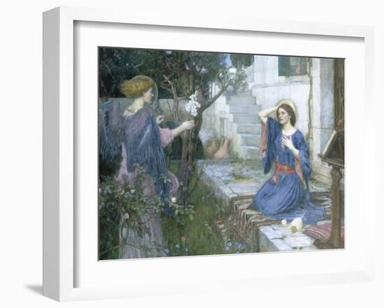 The Annunciation, c.1914-John William Waterhouse-Framed Giclee Print