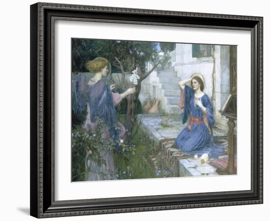 The Annunciation, c.1914-John William Waterhouse-Framed Giclee Print