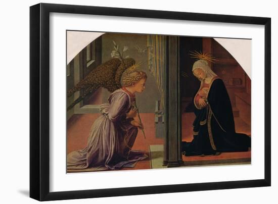 'The Annunciation', c1435-1440-Filippo Lippi-Framed Giclee Print