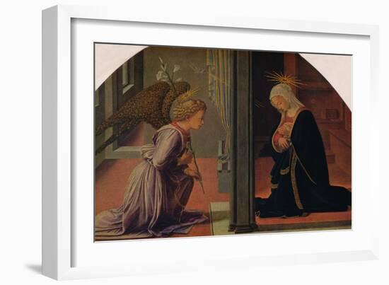 'The Annunciation', c1435-1440-Filippo Lippi-Framed Giclee Print