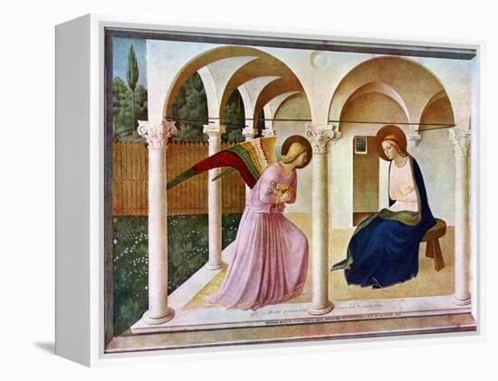 The Annunciation, C1438-1445, (C1900-192)-Fra Angelico-Framed Premier Image Canvas