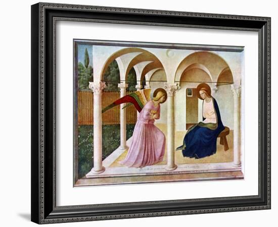 The Annunciation, C1438-1445, (C1900-192)-Fra Angelico-Framed Premium Giclee Print