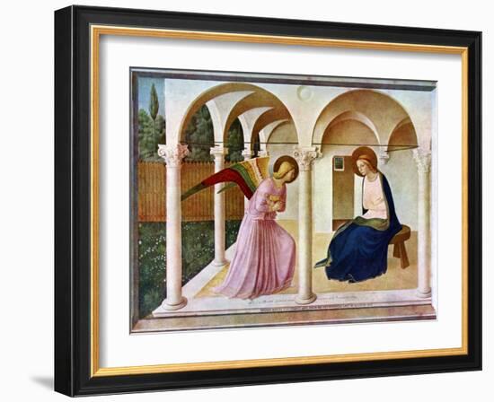 The Annunciation, C1438-1445, (C1900-192)-Fra Angelico-Framed Premium Giclee Print