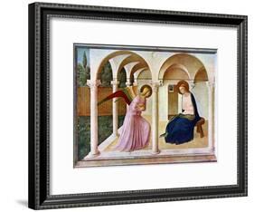 The Annunciation, C1438-1445, (C1900-192)-Fra Angelico-Framed Giclee Print
