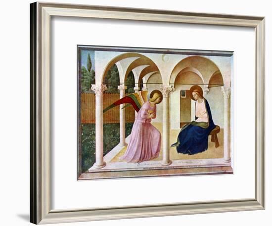 The Annunciation, C1438-1445, (C1900-192)-Fra Angelico-Framed Giclee Print