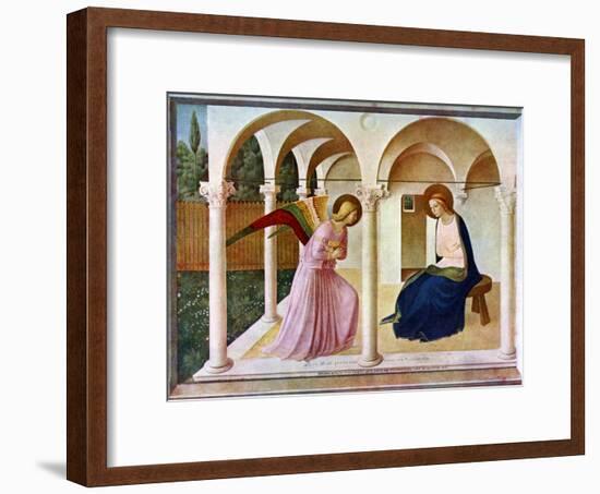 The Annunciation, C1438-1445, (C1900-192)-Fra Angelico-Framed Giclee Print