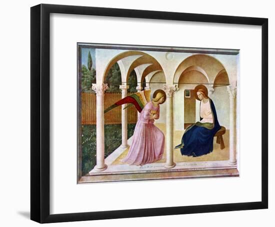 The Annunciation, C1438-1445, (C1900-192)-Fra Angelico-Framed Giclee Print