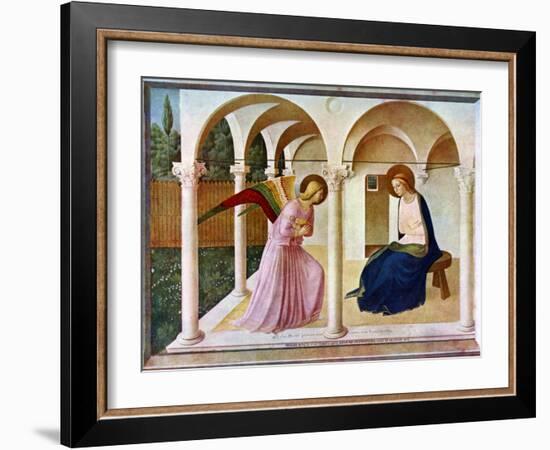 The Annunciation, C1438-1445, (C1900-192)-Fra Angelico-Framed Giclee Print