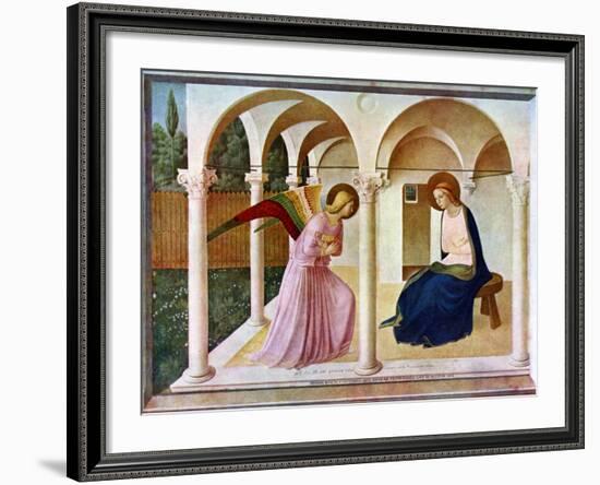 The Annunciation, C1438-1445, (C1900-192)-Fra Angelico-Framed Giclee Print