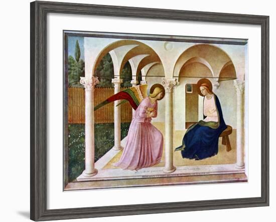 The Annunciation, C1438-1445, (C1900-192)-Fra Angelico-Framed Giclee Print