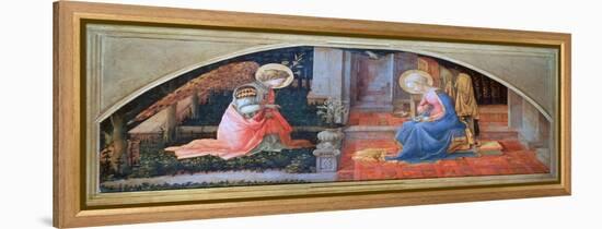 'The Annunciation', c1450-1453. Artist: Filippino Lippi-Filippino Lippi-Framed Premier Image Canvas