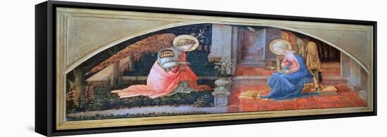 'The Annunciation', c1450-1453. Artist: Filippino Lippi-Filippino Lippi-Framed Premier Image Canvas