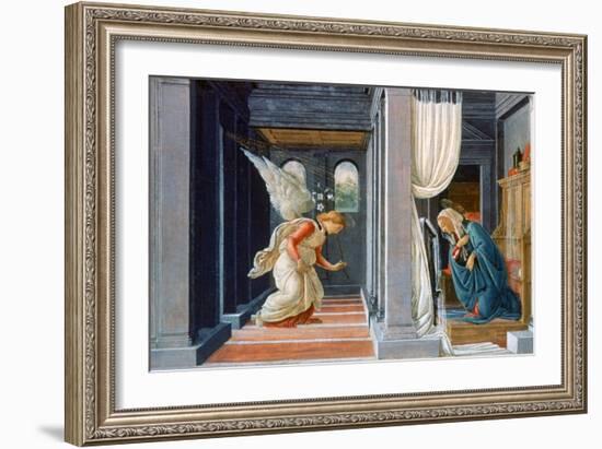 The Annunciation, C1485-Sandro Botticelli-Framed Giclee Print