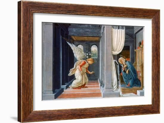 The Annunciation, C1485-Sandro Botticelli-Framed Giclee Print